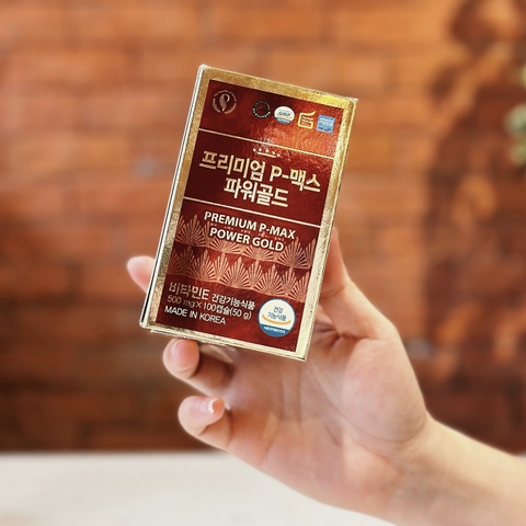 TINH DẦU THÔNG ĐỎ Premium P – MAX POWER GOLD 100 VIÊN HÀN QUỐC
