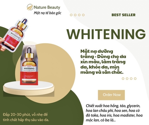 Mặt nạ tinh chất Nature Beauty Whitening (30ml*10 miếng)