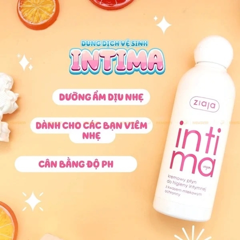 Dung Dịch Vệ Sinh Phụ Nữ Intima Ziaja Ba Lan 200ml (dạng sữa)