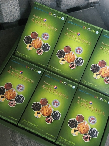 Bổ Gan Giải Rượu Hắc Sâm Đông Trùng Hạ Thảo Premium A+ Dodampos CM (70ml*30 gói)