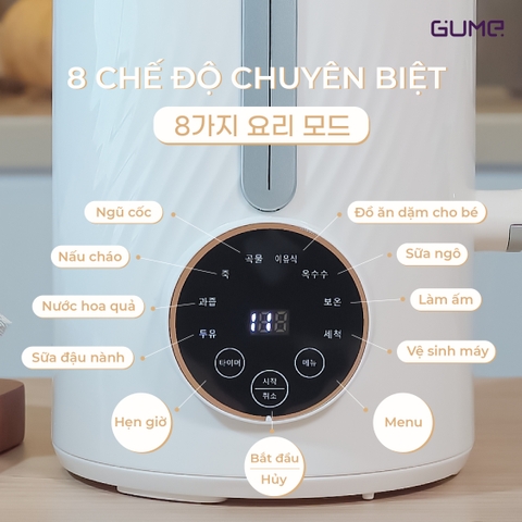 Máy Làm Sữa Hạt GUME Mini MSB - 01 Hàn Quốc 1L