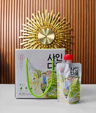 SHINE DAUM – NƯỚC ÉP NHO SHINE MUSCAT & TÁO NGUYÊN CHẤT