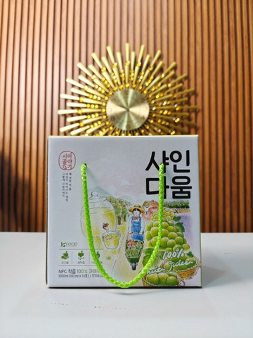 SHINE DAUM – NƯỚC ÉP NHO SHINE MUSCAT & TÁO NGUYÊN CHẤT