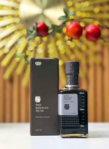 GIẤM BALSAMIC TỰ NHIÊN TỪ TÁO – LÊN MEN THỦ CÔNG 100% - Chai 370g