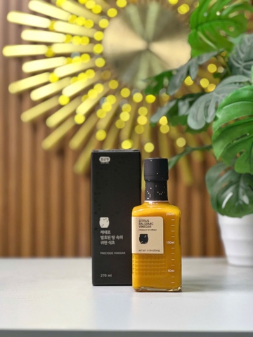 GIẤM QUÝT BALSAMIC - TỪ QUẢ QUÝT JEJU– Ủ 1 NĂM - 340g