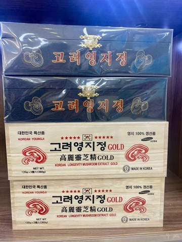 Cao Linh Chi Hàn Quốc Youngji – Hộp Gỗ Cao Cấp (set 3 lọ x 120g)