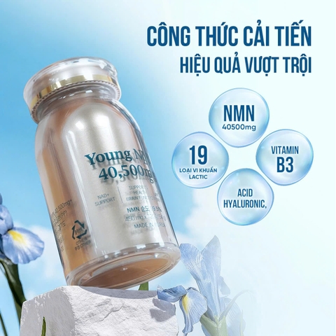 VIÊN UỐNG BỔ SUNG YOUNG NMN 40,500MG+ HỘP 120V