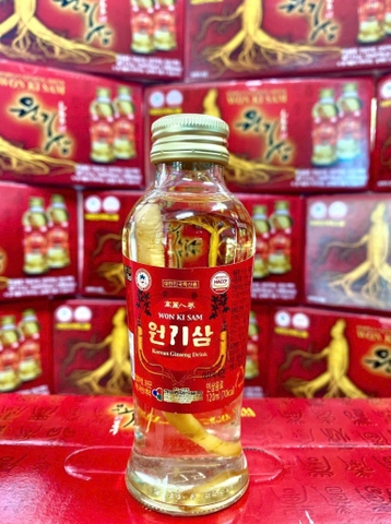 💎 NƯỚC HỒNG SÂM NGUYÊN CỦ WON KI SAM – KOREAN GINSENG DRINK 💎- hộp 10 chai