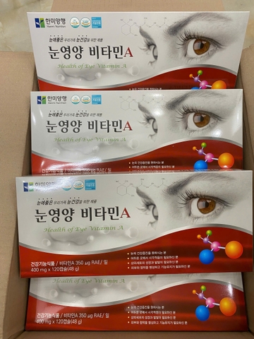 Viên Uống Bổ Mắt Hanmi 120 Viên Hàn Quốc