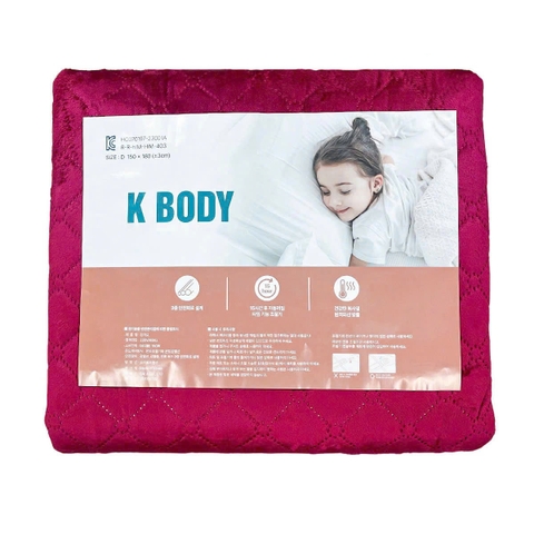 CHĂN NHUNG ĐIỆN K-BODY ( 150 x 180cm )