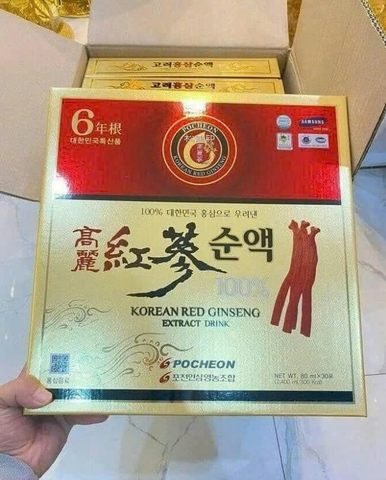 Nước Hồng Sâm Pocheon Hộp 80ml*30 Gói