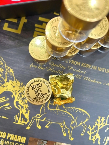 AN CUNG TRẦM HƯƠNG GONGJINDAN GOLD  60 VIÊN MẪU MỚI – HỘP GIẤY CAO CẤP