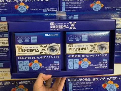 Bổ mắt mẫu mới KWANG DONG Lutein Alpha - X