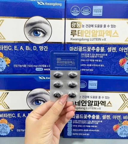 Bổ mắt mẫu mới KWANG DONG Lutein Alpha - X