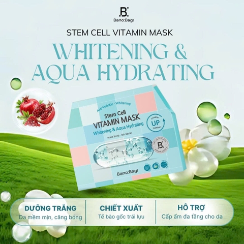 MẶT NẠ BANOBAGI STEM CELL VITAMIN MASK 30G- hộp 10 miếng