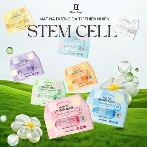 MẶT NẠ BANOBAGI STEM CELL VITAMIN MASK 30G- hộp 10 miếng
