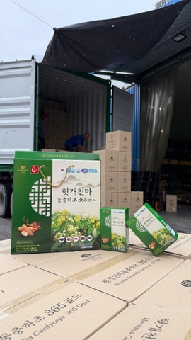 MÁT GAN ĐÔNG TRÙNG 365- 30 gói x 70ml