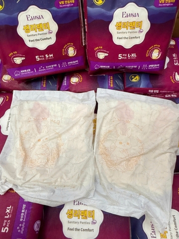 ELUSIA – BĂNG VỆ SINH QUẦN DỊU NHẸ CHO BÉ GÁI TUỔI DẬY THÌ & DA NHẠY CẢM- BỊCH 5 MIẾNG