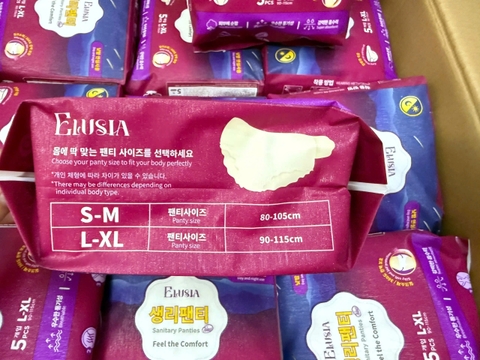 ELUSIA – BĂNG VỆ SINH QUẦN DỊU NHẸ CHO BÉ GÁI TUỔI DẬY THÌ & DA NHẠY CẢM- BỊCH 5 MIẾNG