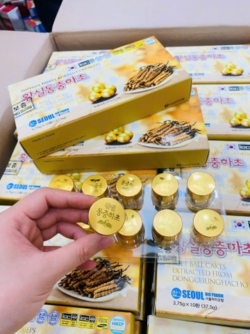 ĐÔNG TRÙNG HẠ THẢO HÀN QUỐC – HỘP 10 VIÊN