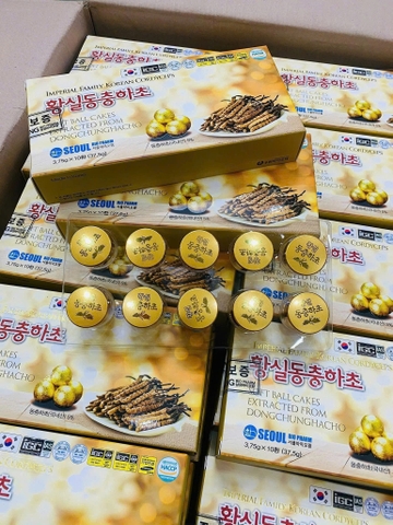 ĐÔNG TRÙNG HẠ THẢO HÀN QUỐC – HỘP 10 VIÊN