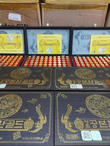 Viên Đông Trùng Hạ Thảo Hàn Quốc hộp gỗ đen 60 viên