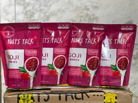 KỶ TỬ ĐỎ NUTS TALK – túi 250g và lon 350g