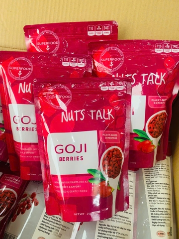 KỶ TỬ ĐỎ NUTS TALK – túi 250g và lon 350g