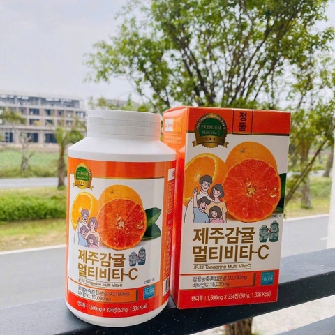 VIÊN NGẬM VITAMIN C JEJU TANGERINE VITA - Hộp 334 viên