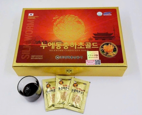 Nước Đông Trùng Hạ Thảo Kang Hwa Hàn Quốc hộp 30ml X 60 Gói