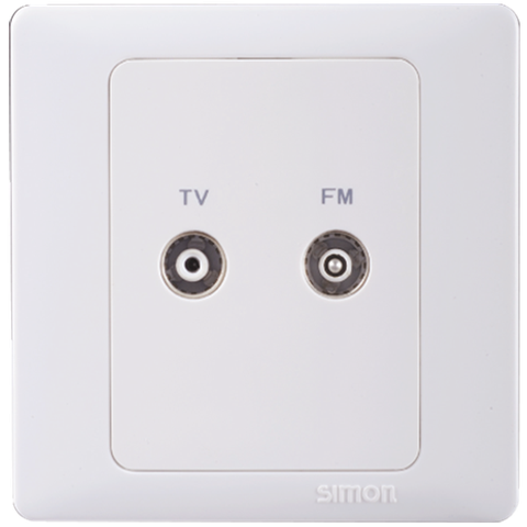 Ổ cắm Tivi | Ổ cắm FM | Ổ cắm TV/FM | 55112