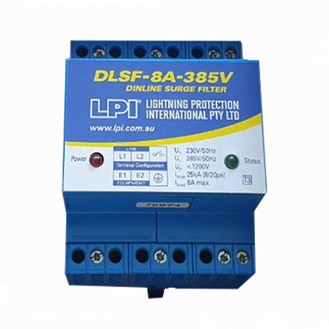 Thiết bị chống sét lan truyền 1 pha 8A LPI DLSF-8A-385V