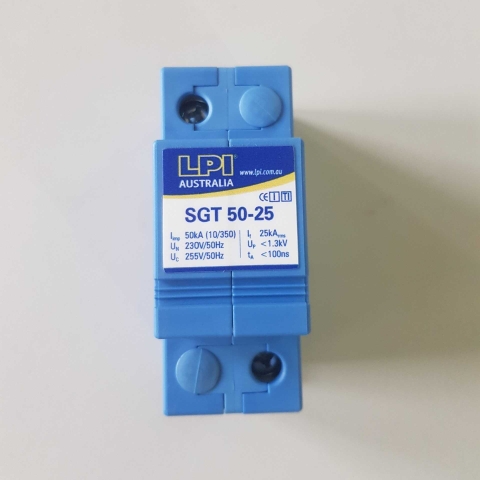 Thiết bị chống sét 1 pha, cắt sét LPI SGT50-25
