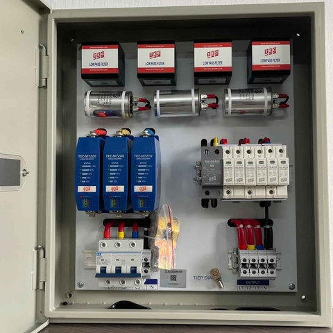 Thiết bị cắt lọc sét 3 pha 125A TEC NR3125-200/MOV&GDT