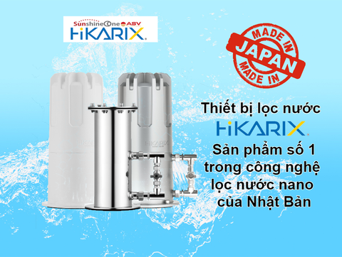 Thiết bị lọc nước sinh hoạt tổng Hikarix Nhật Bản