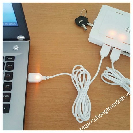 Cáp chống trộm Laptop trưng bày