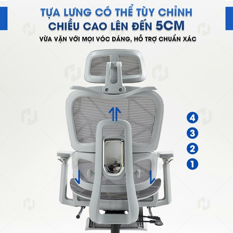 Ghế công thái học full lưới HTD-LS900 Chống đau lưng