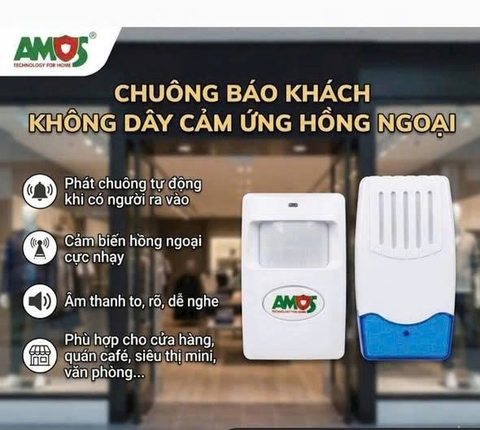 Chuông báo khách cảm ứng hồng ngoại