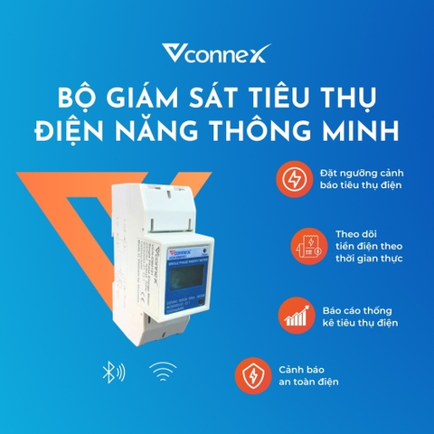 Bộ giám sát tiêu thụ điện năng thông minh 1 pha