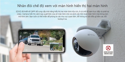 Camera Ngoài Trời EZVIZ C8PF 2MP [MỚI] – Zoom 8X, Xoay 360, Ống kính kép