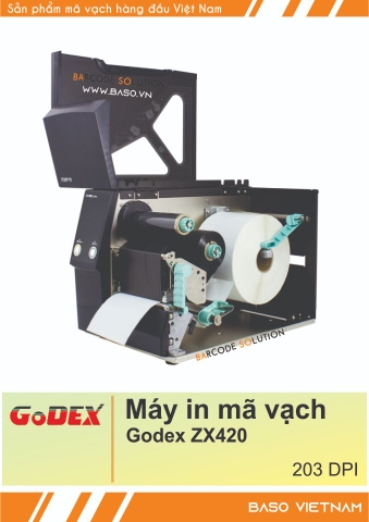 Máy in tem nhãn mã vạch Godex ZX420