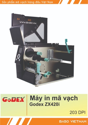 Máy in tem nhãn mã vạch Godex ZX420i