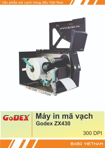 Máy in tem nhãn mã vạch Godex ZX430