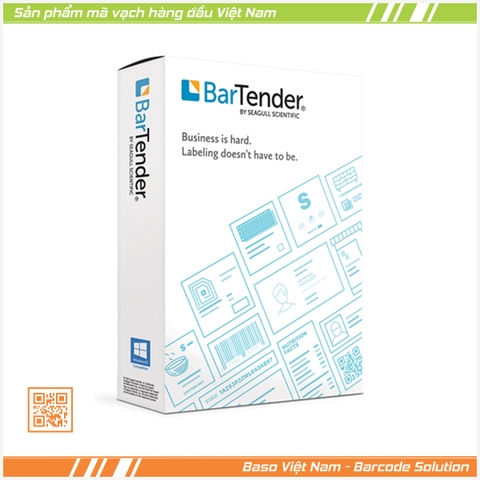 Phần mềm in tem nhãn BarTender Enterprise BTE-5 - Application License + 5 máy in