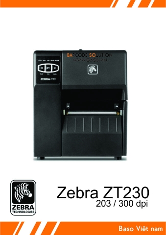 Máy in tem nhãn mã vạch Zebra ZT231-203dpi