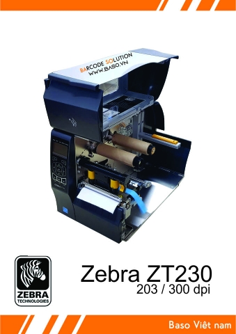 Máy in tem nhãn mã vạch Zebra ZT231-300dpi
