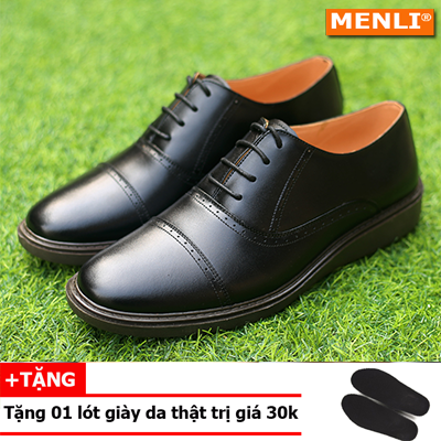 [DA THẬT] Giày công sở nam da thật CS29 (Đen) trẻ trung