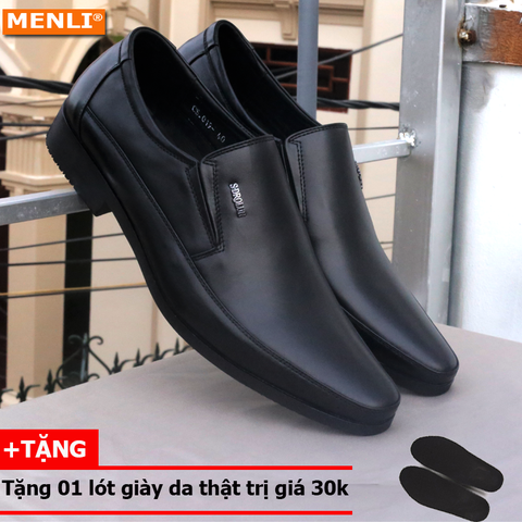 Giày lười, giày mọi da bò thật GL106 dáng công sở