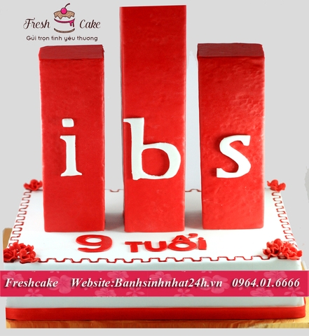 Bánh fondant bọc đường làm logo 3D theo yêu cầu của bạn [MS:1360]