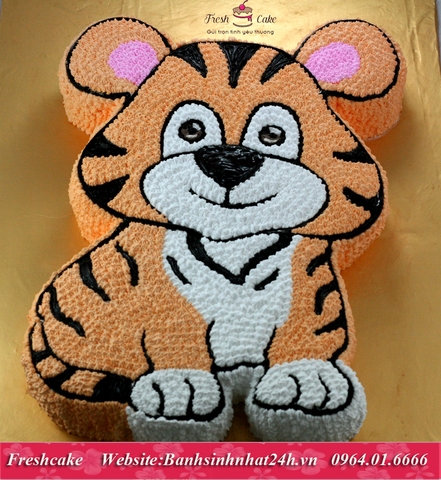 Bánh cắt hình chú hổ con cute [MS:0373]
